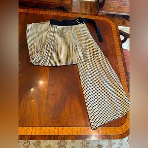 Tory Burch logo gaucho pants, size 0 - VERY RARE